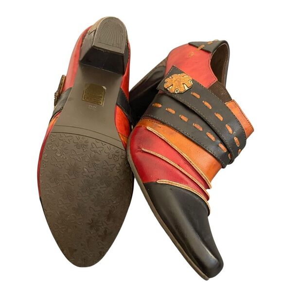 L'Artiste by Spring Step Wondrous Colorblock Ankle Booties Size 38 or 7 NEW - Picture 5 of 5